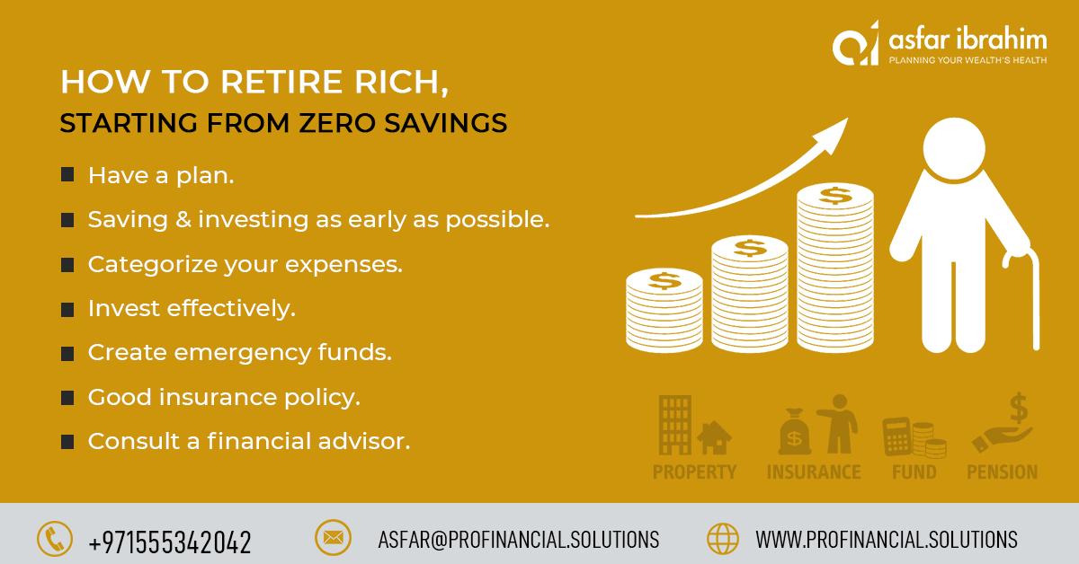 Want to retire rich? Saving for #retirement is to start investing early as you can.
Here's strategies that can help you to retire wealthy.

🌐 : profinancial.solutions

#RetirementPlanning #ProFinancialSolutions #FinancialAdvisor #FinancialPlanning #UAEExpats #UAE #Dubai