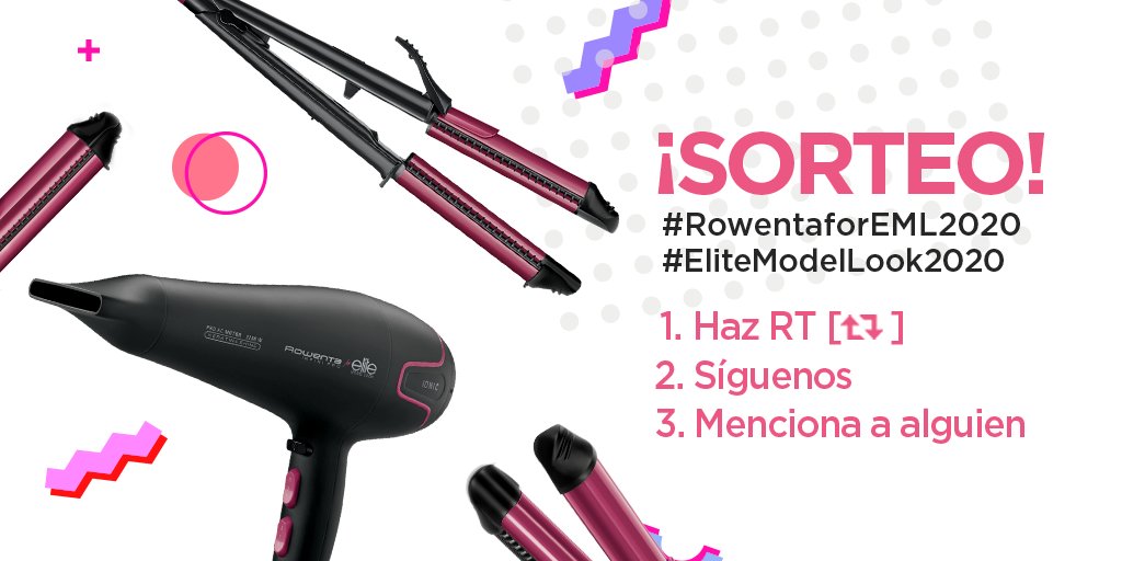 Rowenta_ES's tweet photo. ⁣#SORTEO Haz [RT+Follow] y menciona a una amiga con los hashtags #RowentaforEML2020 y #EliteModelLook2020⁣⁣
⁣🎁Sorteamos el Secador Infini Pro Elite y el moldeador Fashion Stylist de la colección #RowentaforEML⁣⁣
⁣🗓Tienes tiempo hasta el próximo 29 de junio incluido.⁣⁣ https://t.co/IFKG3QzZnG