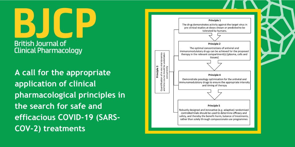 BritJClinPharm's tweet photo. A call for the appropriate application of clinical pharmacological principles in the search for safe and efficacious COVID‐19 (SARS‐COV‐2) treatments: https://t.co/LOXgsf1dsS

#covid19 #coronavirus #sarscov2 #covid19treatment https://t.co/XpYNULy4pj