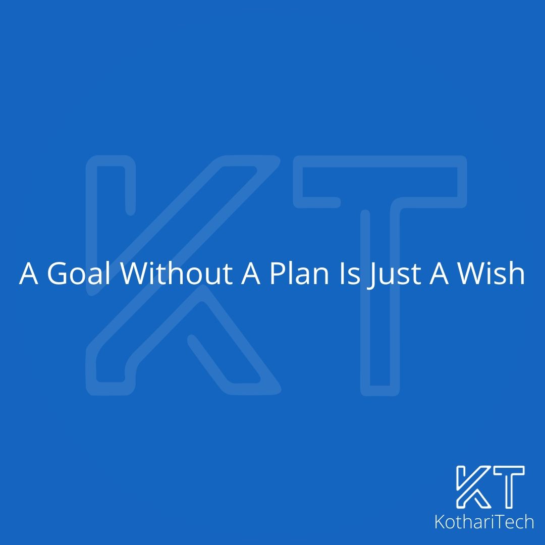 KothariTech's tweet photo. A Goal Without A Plan Is Just A Wish
.
.
.
.
.
#kotharitech #KTtips #KTquotes #marketingdigital #marketing #advertising #ad #advertisingquotes #advertisement #algorithms #advertisingagency #ad #advertisingdesign #advertisinglife #creativeadvertising #art #creative #quotesoftheday https://t.co/ccANNBuAhT
