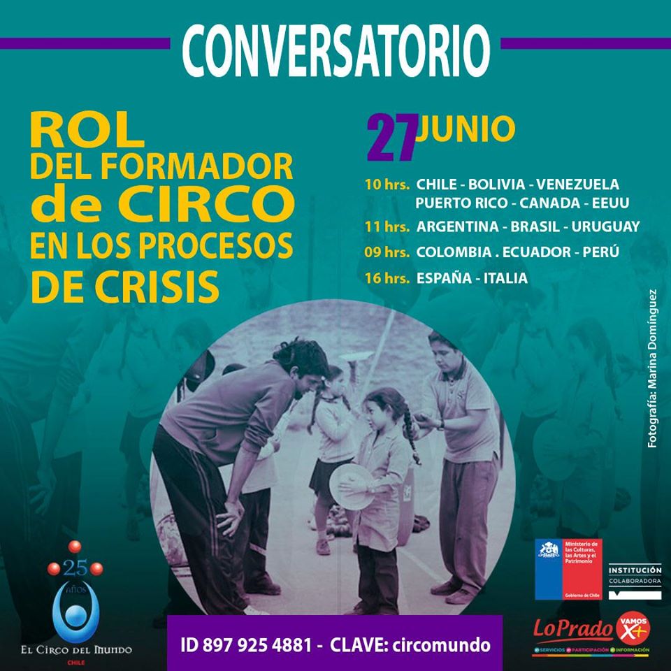 Antalcantara's tweet photo. Tertulia: El rol del formador/a de #CircoSocial en los procesos de crisis.

Si te animas, tienes toda la info en el cartel. https://t.co/DhjukD4x3w