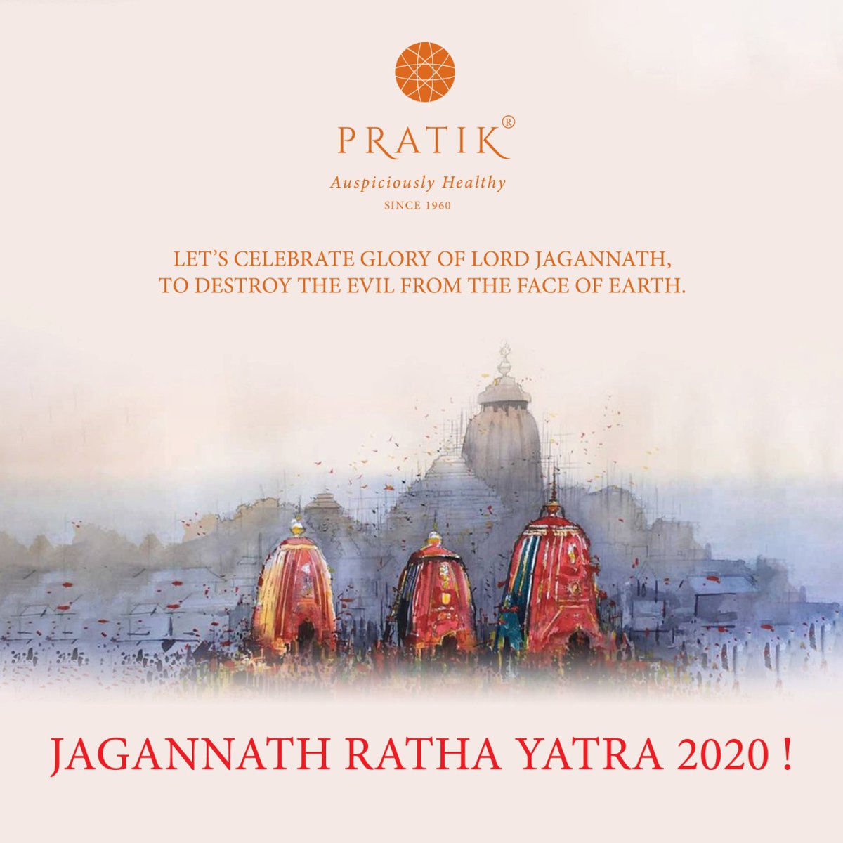 Happy Jagannath Ratha Yatra 2020!  

#rathyatra #rathyatra2020 #rathjatra #rathjatra2020 #LordJagannath #love #strength #joy #happiness #hindufestival #holyfestival #festivemood #goodvibes  #festivevibes #HappyJagannathRathaYatra2020 #HappyRathaYatra2020 #happyrathayatra