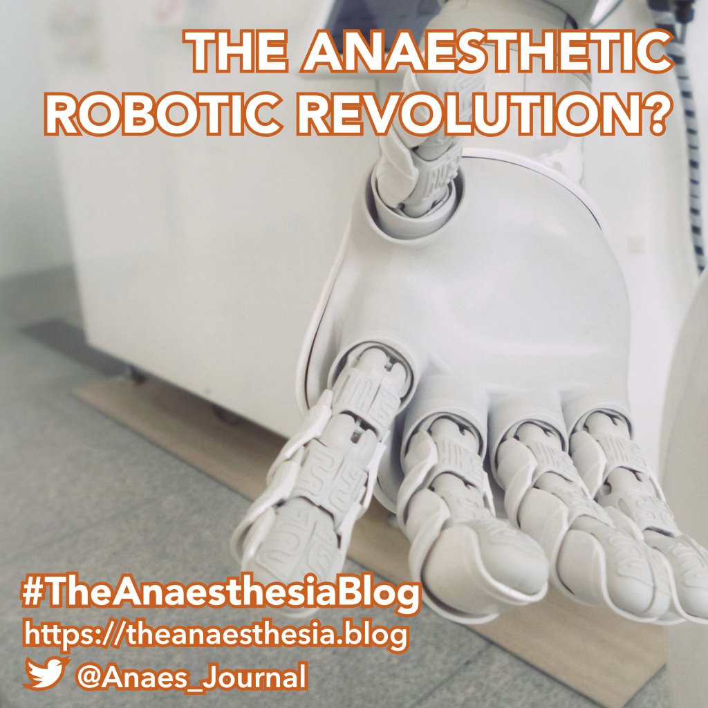 Anaes_Journal's tweet image. Will robots take our jobs? We only need to look to surgery to tell us that robots have made good surgeons better, and although anaesthesia might be an innovative specialty, we have not fully embraced the robotic revolution, just yet.

#TheAnaesthesiaBlog

theanaesthesia.blog