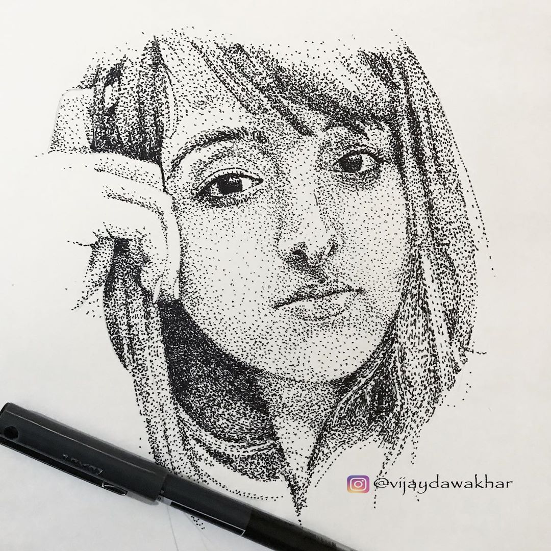 This ballpointpen drawing is made by  @VijayDawakhar Hope you like it  @ShirleySetia Also please check this thread for more such amazing artworks... https://www.instagram.com/p/B3eYbb1hy5Y/?igshid=1k5v2tgrujimd