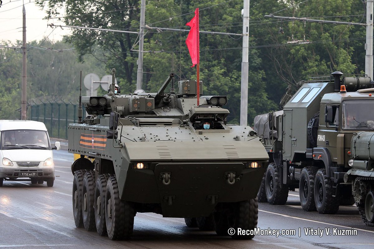 BMP-K K-17 VPK-7829 Bumerang. Note the turret is the Bumerang-BM not Epokha, despite is beign erroneously referred to as Epokha for considerable time. Epokha is the 57mm armed (and many other differences) on B-11, above.