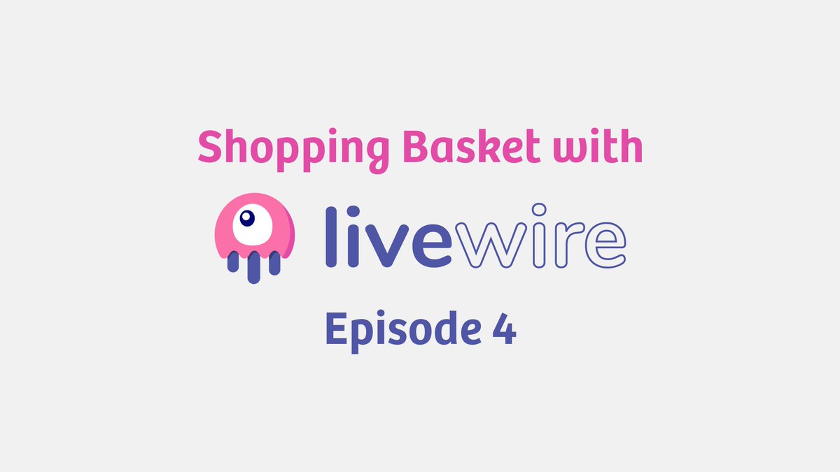 sebsulinski's tweet image. Shopping Basket component with #Laravel Livewire youtu.be/1xwjeqGrJZc