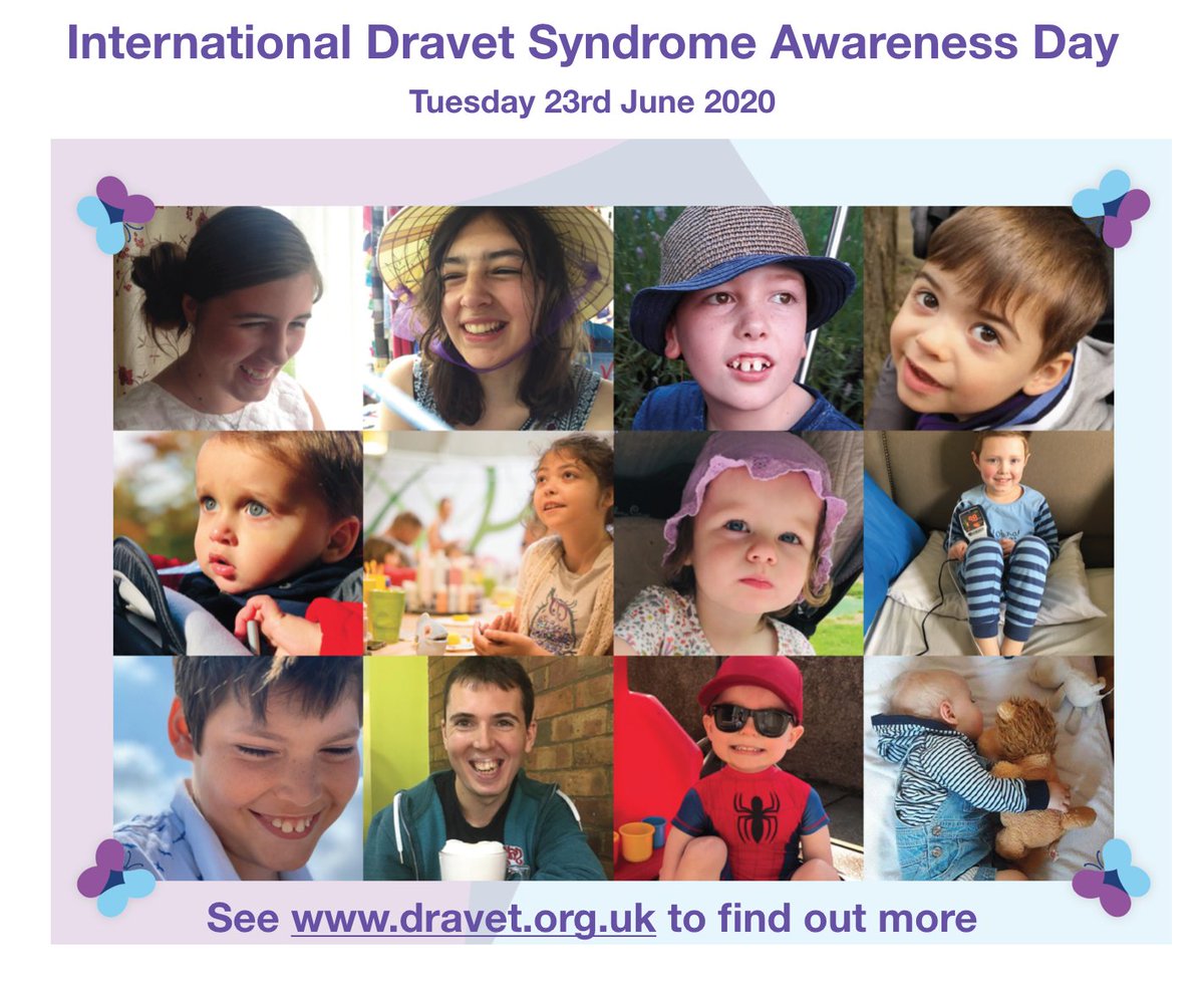 It's International Dravet Syndrome Awareness Day! Please help raise awareness by sharing this five-fact thread 👇

1 - Dravet Syndrome is a life-limiting #epilepsy that affects around 1 in 15,000 children and adults in the UK.  1/5

#DravetSyndrome #DravetSyndromeAwareness