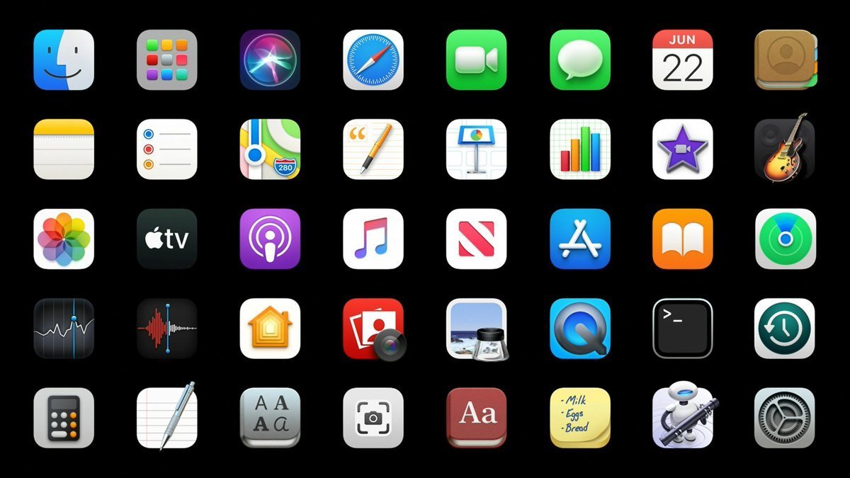 Показать иконки приложений. Иконки Apple Mac os. Скевоморфизм Mac os. Mac os big sur icons. Иконки приложений Эппл айфона.