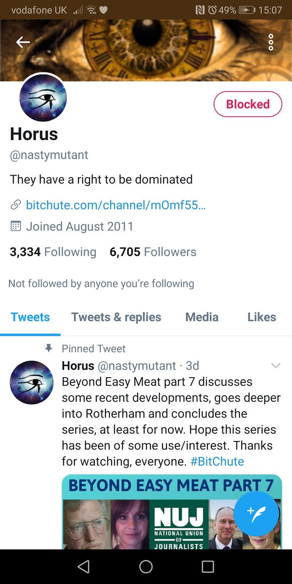 Everyday Racists *29. Not sure quite how 'everyday' this one is- he seems to be a bit of an inspirational figure to those who want to take their hate to the next level, and has even recorded some lectures. His profile says 'they have a right to be dominated'. 'They'....?