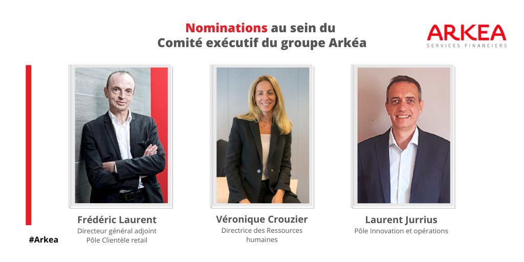 #Nominations au sein du Comité exécutif du groupe Arkéa :
Le communiqué : arkea.com/banque/assuran…