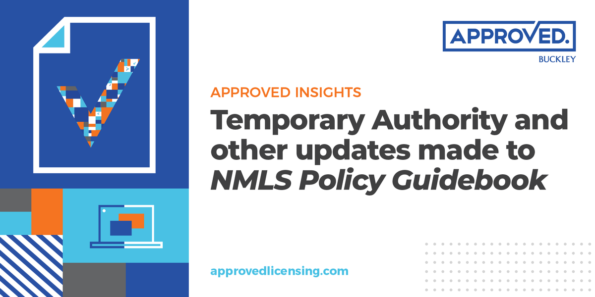 approvedlicense's tweet photo. A number of changes were made to the NMLS Policy Guidebook in April, including the addition of a section on “Non-Disclosable Events and Regulatory Actions." Our latest post takes a closer look: https://t.co/iSRbAnxnJv https://t.co/ToJ8dma311