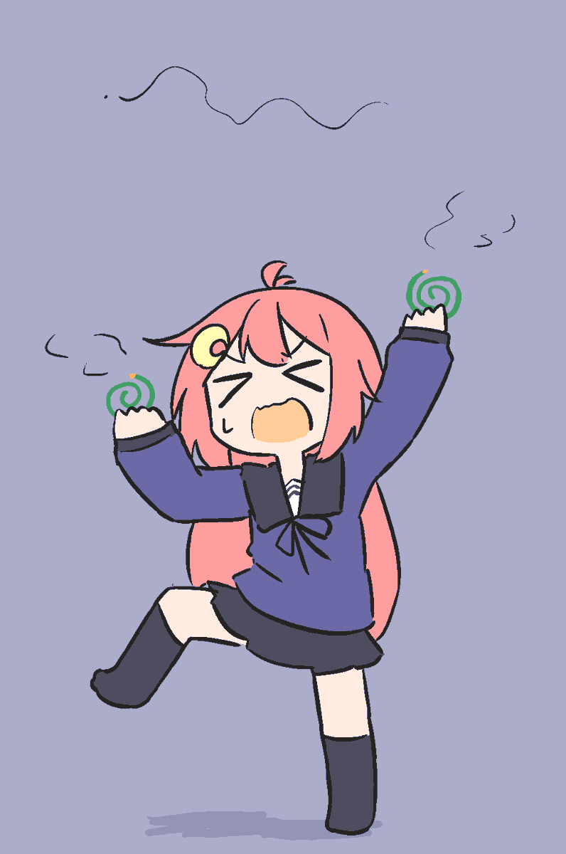 弥生(艦これ) 「蚊取り線香すき 」|ちぇののイラスト