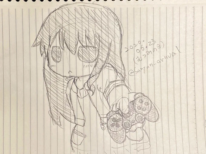 突貫なのでちょっと雑になっちゃったけど、ゲームに誘ってくるむっちゃん#アリスギアお絵かき #むつみの日 