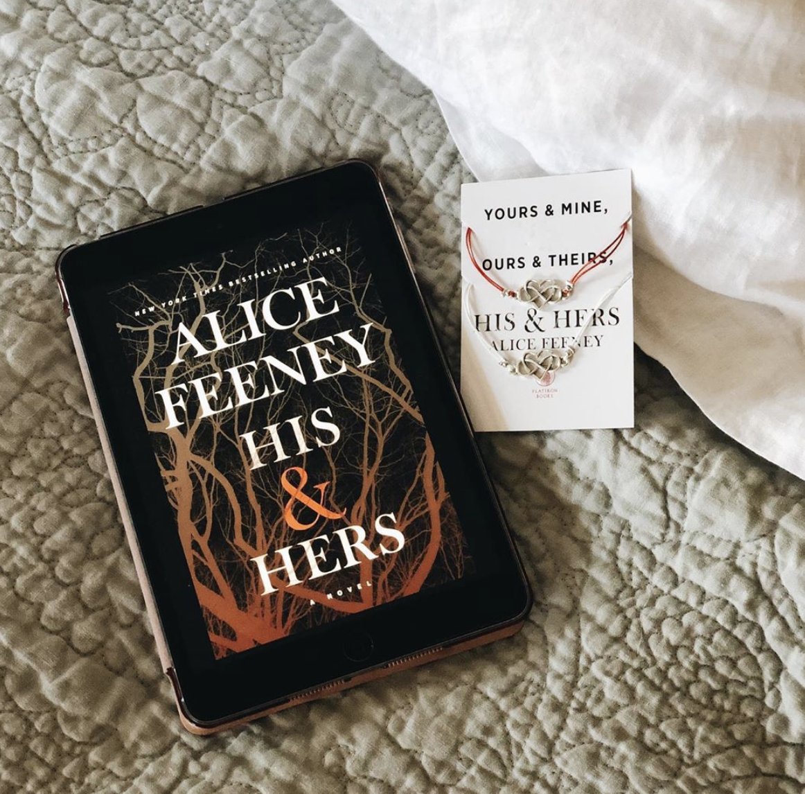 Sweepstakes! ⭐️🔎
We're giving away 500 e-galleys of <a href="/alicewriterland/">Alice Feeney</a>’s new, twisty thriller, His &amp; Hers! ⭐️
Mary Kubica calls it “deliciously dark.” Enter for a chance to win an e-galley and a pair of friendship bracelets.💀 #hisandhers
bit.ly/2YoqlgK