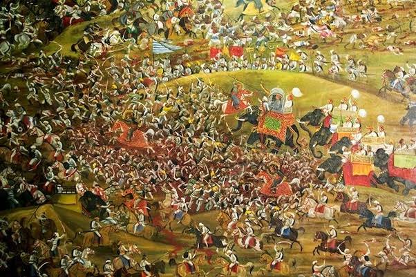 A Quick recheck on the facts & outcomes of Haldighati Battle, to clear out the confusion:80,000 Mughal forces Fought 20,000 Mewaris.Left Flank of Mughal Army fled the battlefield for 12 miles, first in 20 yrs since defeat of Tardi Beg #Is_Congress_against_Maharana_partap--  https://twitter.com/notthatsid/status/1275358214670843904