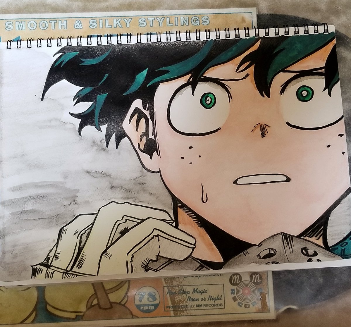 ゆぅ W 初めてヒロアカのキャラ描いてみた 僕のヒーローアカデミア 緑谷出久 緑谷出久イラスト 水彩色鉛筆 イラスト 模写 ゆぅ W 初めてヒロアカのキャラ描いてみた 僕のヒーローアカデミア 緑谷出久 緑谷出久イラスト 水彩色鉛筆 イラスト 模写