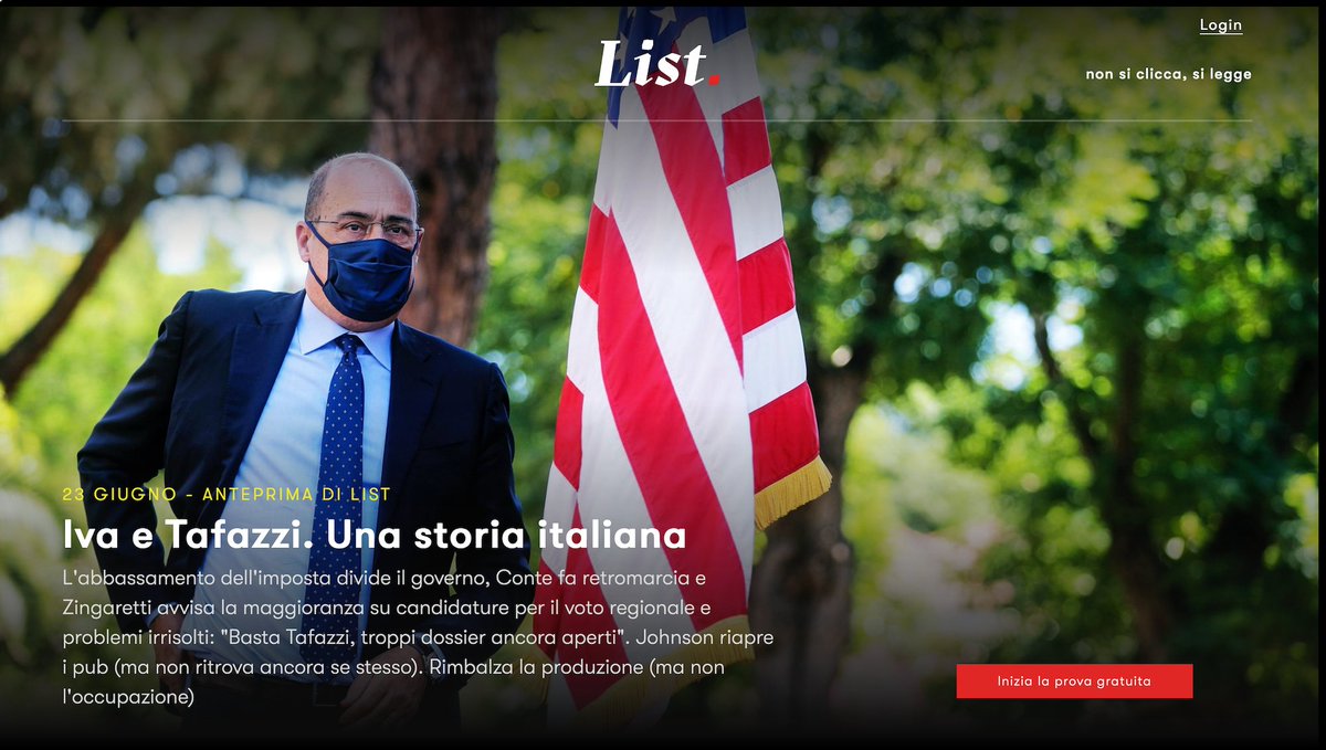 🔴 Iva e Tafazzi. Una storia italiana. Il governo si divide, Conte fa retromarcia, il segretario Pd avvisa la maggioranza su regionali e dossier aperti #23giugno2020 #List ➡️ https://t.co/IbY7791749 https://t.co/0cT1Mi0sXT