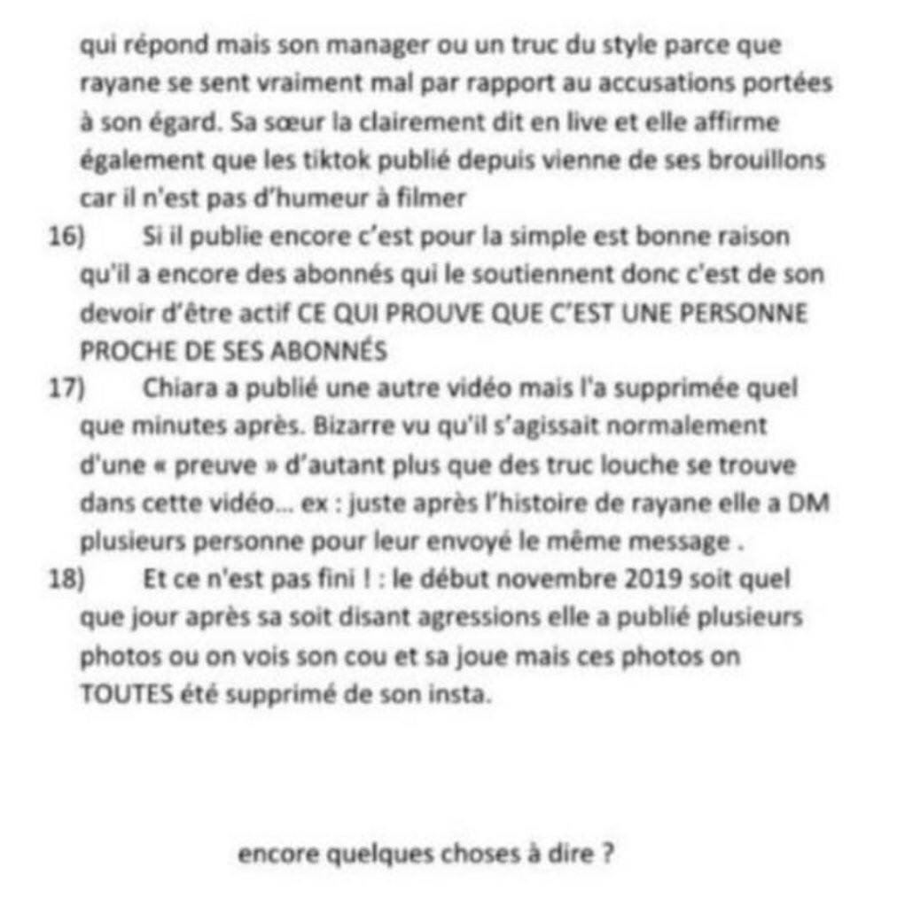 inspecteurgaget's tweet photo. J’ai fait mes petites recherches... #balancetontiktoker #Balancerayane #rayane #rayanehbr ! Vous en pensez quoi ? Donner votre avis dans les commentaires 👇🏼👇🏼👇🏼 #Chiara #polemique #viral #preuves #omg https://t.co/RgC9Jx0ay2