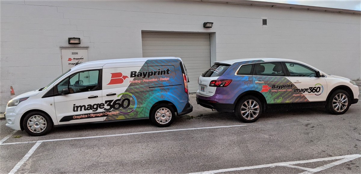 BayprintAl's tweet photo. Finally got around to printing and installing graphics on our second company vehicle. https://t.co/1HGLpjWH2a