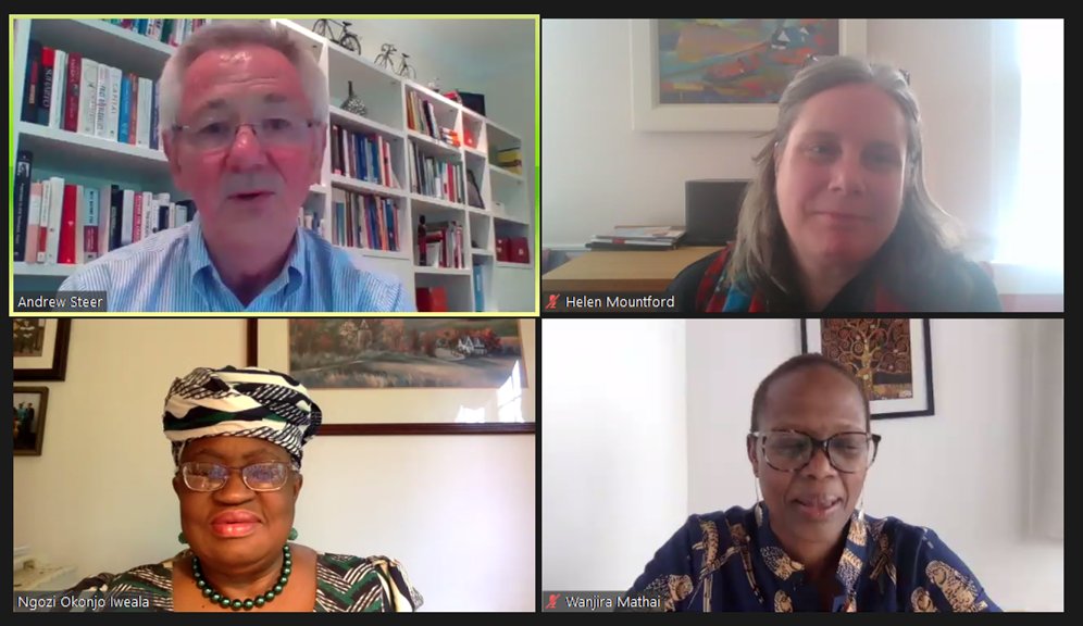 So inspiring to hear @NOIweala and @MathaiWanjira speak to @HMountford4 and @AndrewSteerWRI about how Africa can #BuildBackBetter from COVID-19. When the world feels bleak, I always feel lucky and motivated to work @worldresources.