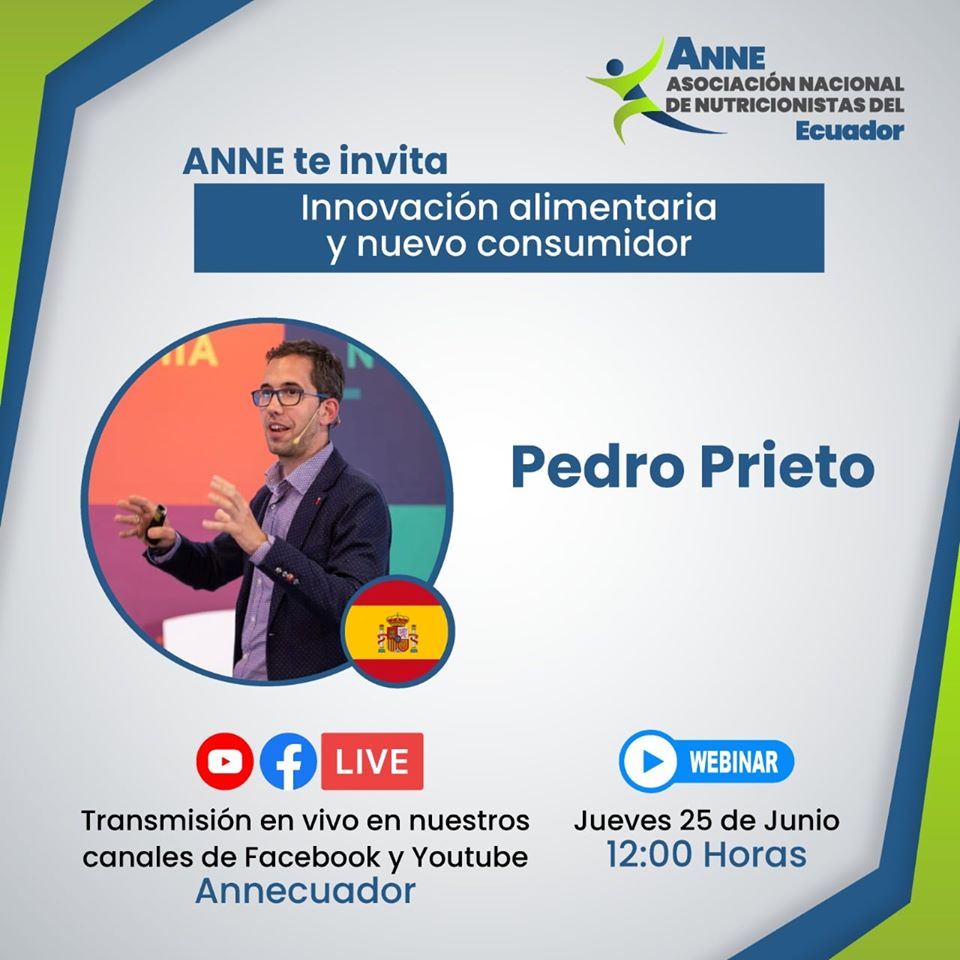 Apuntad esta fecha en el calendario📆Jueves 25 de junio 📆 

Nuestro partner estratégico de innovación <a href="/PrietoHontoriaP/">Pedro Prieto Hontoria</a>  impartirá un webinar sobre #InnovaciónAlimentaria en esta época llamada "Nueva Normalidad".

Tenemos muchas ganas de verte en acción <a href="/PrietoHontoriaP/">Pedro Prieto Hontoria</a> !🤟🤟