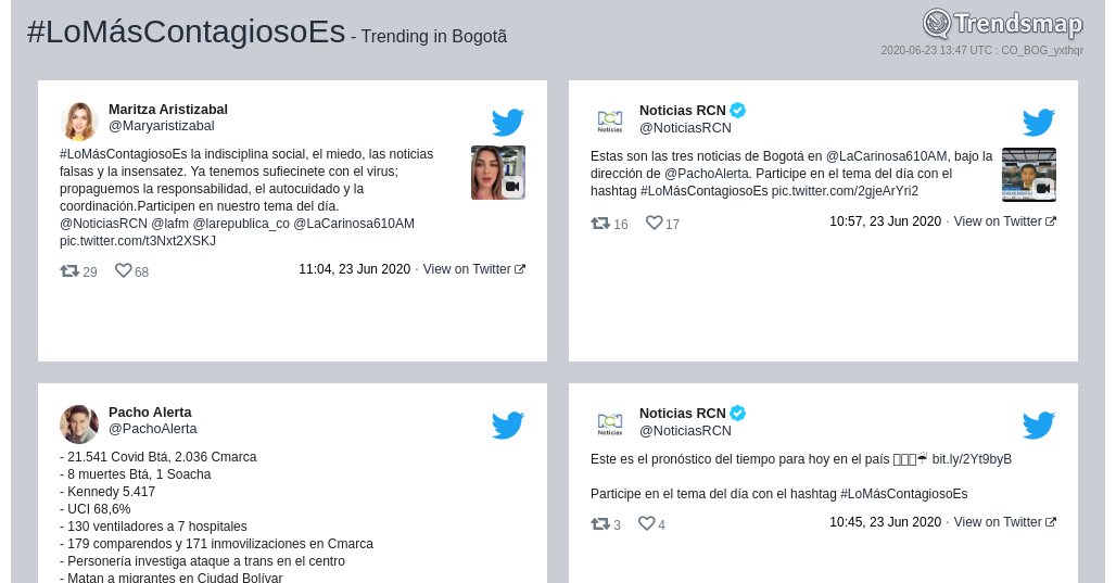#lomáscontagiosoes es ahora una tendencia en #Bogotã

trendsmap.com/r/CO_BOG_yxthqr