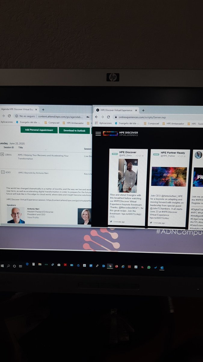 Manuel_CCAD's tweet photo. @HPE_Discover
@AntonioNeri_HPE
@HPE_Partner
@CompucadSAdeCV
#HPEDiscover #adncompucad
I'm Ready to start
Todo listo para iniciar https://t.co/hRUwm0oqwo