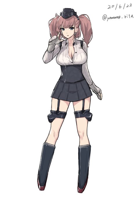 #艦これ版深夜の真剣お絵描き60分一本勝負
#艦これ版真剣お絵描き60分一本勝負_20200623 