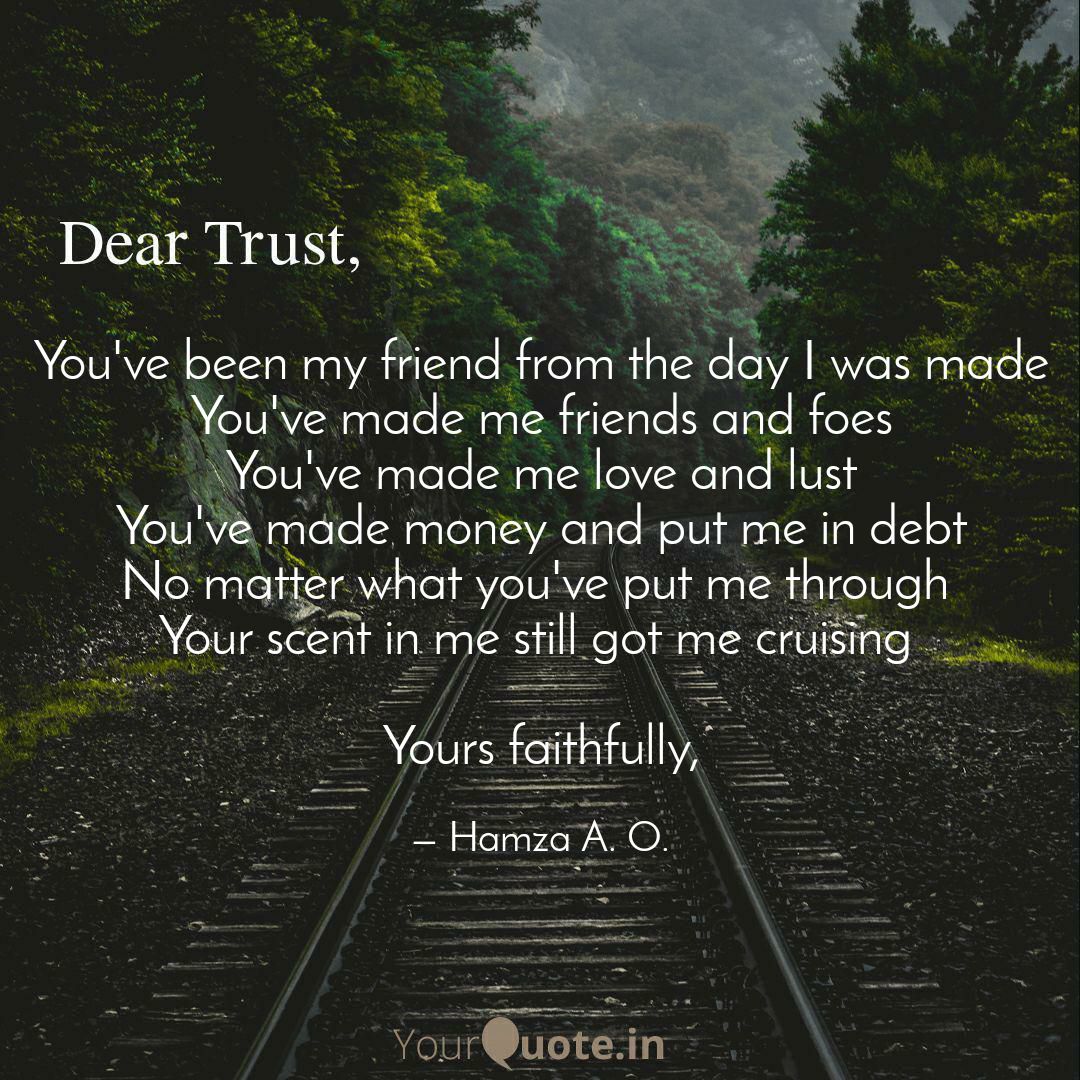 zlatamus's tweet photo. Write a letter to trust like you'd write a letter to a friend. 

#letters #deartrust #postman #postmandiaries  #YourQuoteAndMine
Collaborating with YourQuote Postman
Collaborating with YourQuote Baba
 
Read my thoughts on @YourQuoteApp at https://t.co/QqhO4UrLF2 https://t.co/6o46UmqeYW