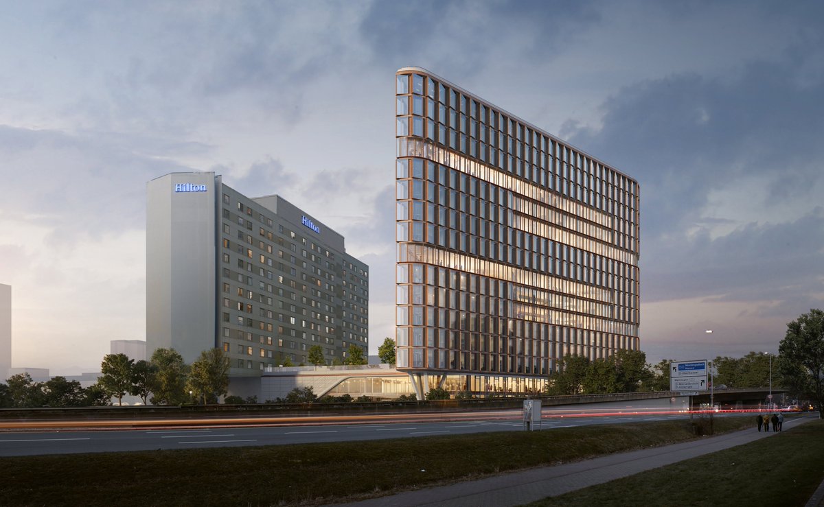 Unstudio How Do You Make The Work Environment Social Meaningful And Healthy Enter Eclipse Dusseldorf A Vertical Work Campus We Designed W Hpparchitekten To Combine The Rationality Of Office