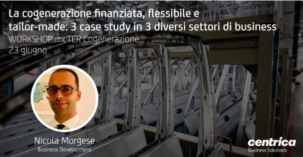 CentricaSoln_IT's tweet photo. La #cogenerazione finanziata a investimento zero: Nicola Morgese illustrerà 3 case study in 3 diversi settori di business. Il suo intervento in diretta su
https://t.co/Rpi3nW51kp #mcTER https://t.co/RrPRSmabFT