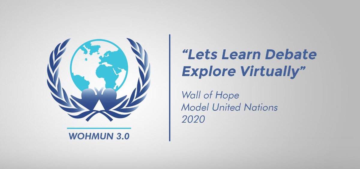 WallofHope3's tweet photo. Presenting you the 3rd edition of our MUN but this time spicing up with digitization. 

Get yourself registered now by tapping in the link below: https://t.co/GhlhMX2K6N
Stay tuned for more updates
#Lahore #Karachi #Islamabad #Quetta #Peshawar #TuesdayMotivation #TuesdayThoughts https://t.co/BQxjxHbNO8