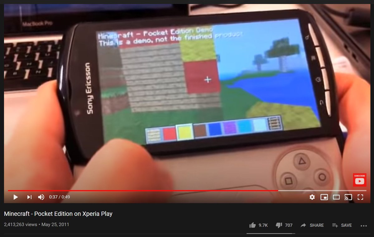 Playing Old Minecraft PE Demo in 2020