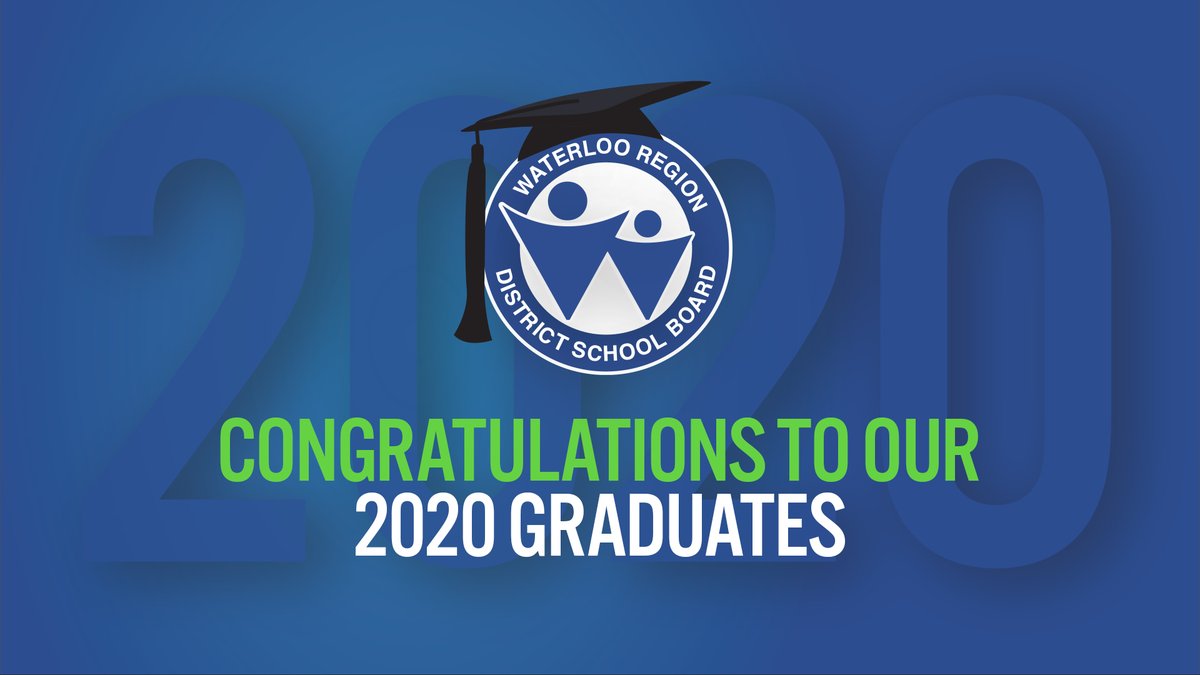 wrdsb's tweet photo. Congratulations to all our #WRDSB graduating students. We are so proud of you and everything you have accomplished! 🎉🎓 #WRDSBgrad https://t.co/GiCX2wEJeS