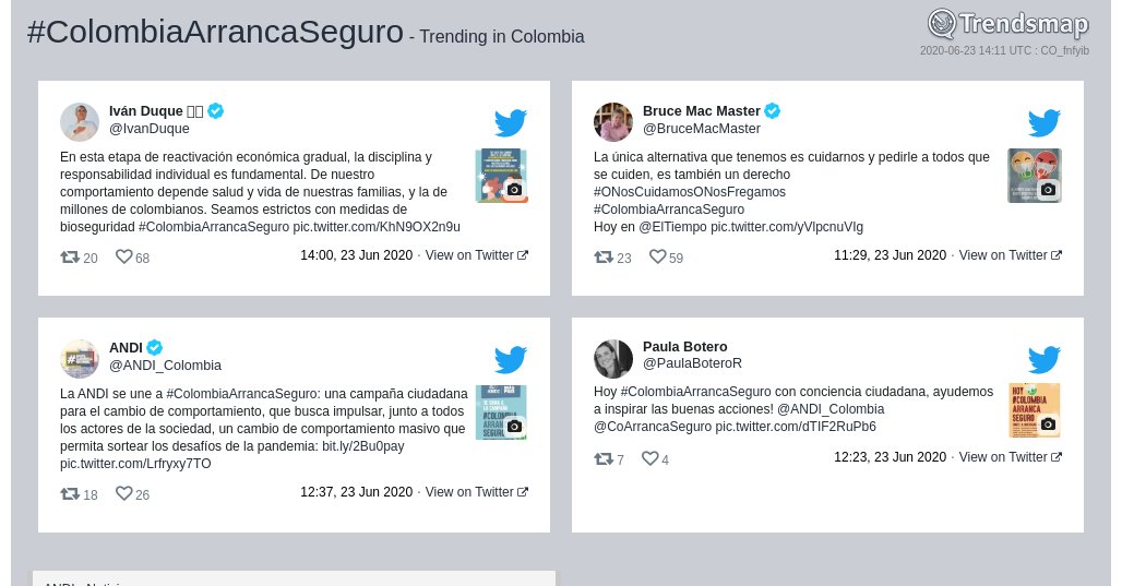 #colombiaarrancaseguro es ahora una tendencia en Colombia

trendsmap.com/r/CO_fnfyib