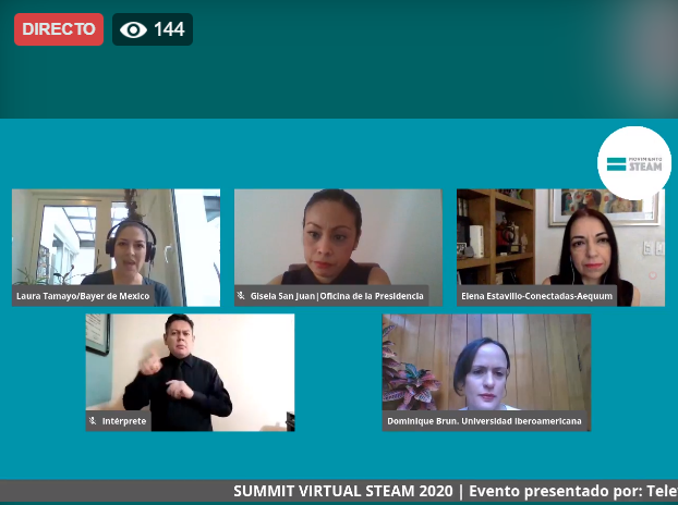 GMichaca's tweet photo. #STEAMTalk
Piezas clave para impulsar la equidad en las disciplinas #STEAM:
🔵Ecosistema educativo
🔵Entorno familiar
🔵Modelos inspiracionales
@gisela_ghi @elenaestavillo @LauraTamayoMx #DominiqueBrun
@conectadas_mx @bayermex @MovimientoSTEAM @COFINECE_Mx @IBERO_mx https://t.co/c3LKh8ymyb