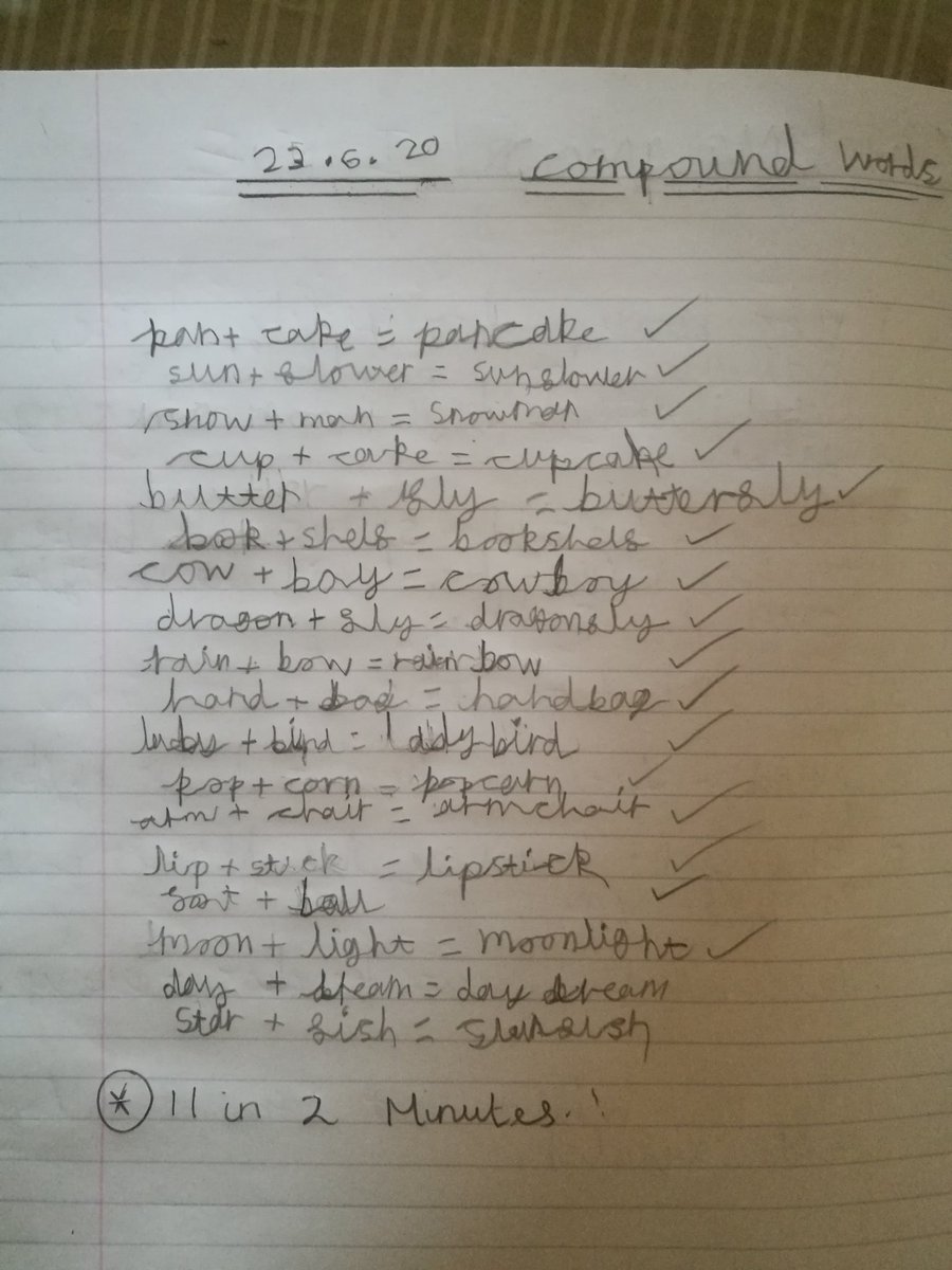 MatildaEmily3's tweet photo. Busy day..We've done our blog work. Got 11 compound words in 2 mins and 11/14 on a times table test. Limbering up for our next Sports day session 🏃⚽🏋🏆 https://t.co/J2CNSGeeeN