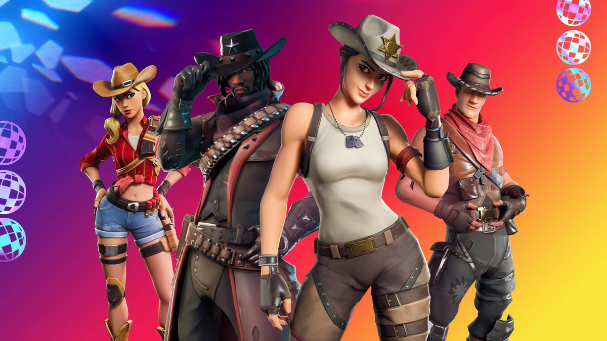 NotPaloIntel's tweet photo. Todos estos Artículos llegarán mañana a la Tienda!

• Muerte certera
• Forajido
• Río Grande
• Frontera
• Cuatrera
• Vida nocturna

- Gesto:

• Como si fuera oro

#Fortnite https://t.co/v4AsiXg9K3