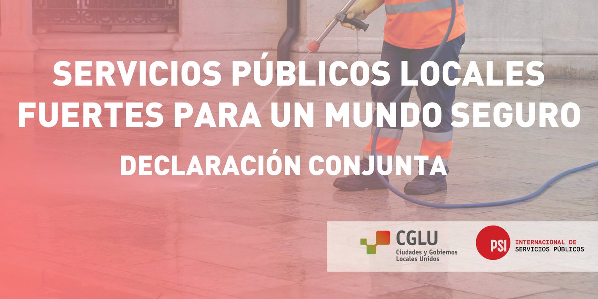 uclg_org's tweet photo. #BeyondTheOutbreak Escuchar a las trabajadoras de los GLR y entablar un diálogo estructural con sus organizaciones y sindicatos es clave para enfrentar la crisis

👇Lea la declaración de @uclg_org y @PSIglobalunion para el #DíaDeLaAdministraciónPública

🔗https://t.co/UiBepPp6i3 https://t.co/np3D5oayKC