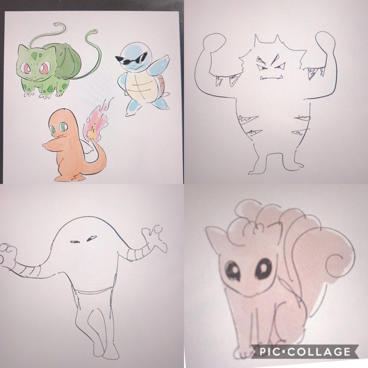 本日の何も見ずにポケモン描けるかな大会 