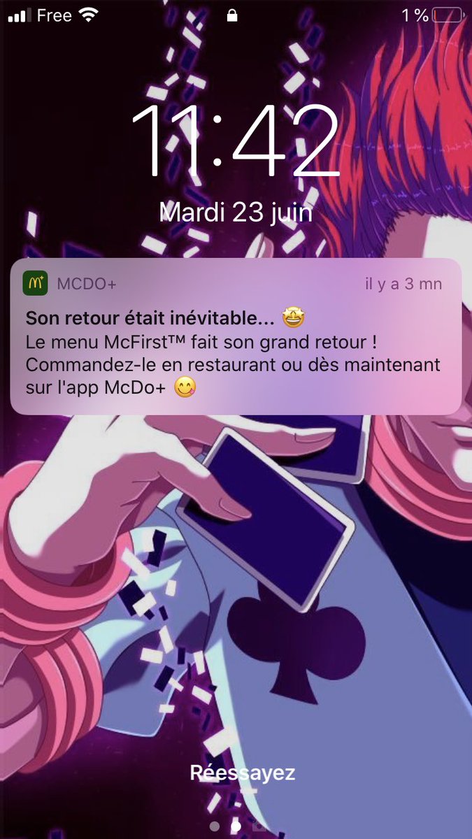 ViceCity911's tweet photo. Le mcfirst de retour la notif qui fait plaisir #McFirst https://t.co/QfQ5NDbyDk