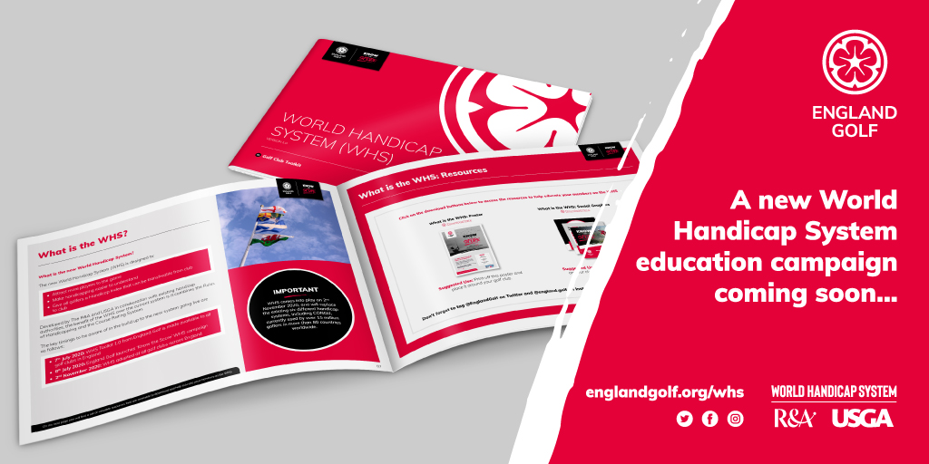 EnglandGolf's tweet photo. Do you know the score with the new World Handicap System (WHS)? Don’t worry if you don’t, as we have an exciting new education campaign coming to a golf club near you very soon…👀🤔 #WorldHandicapSystem https://t.co/TP1BXIJ0iZ