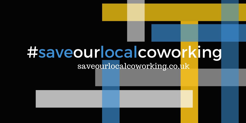 BernieJMitchell's tweet photo. We urge everyone in a #coworking community in the UK to help us amplify our voices and share the #saveourlocalcoworking campaign. Please click the link to register https://t.co/K6BdIpemgc. https://t.co/ylU4C6GMV4