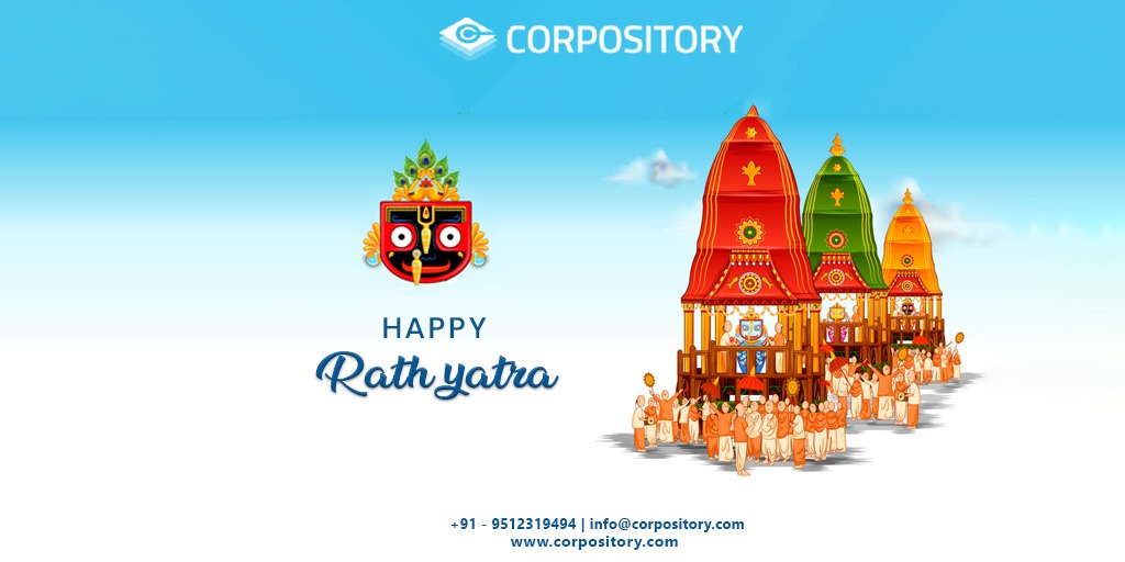 corpository's tweet photo. Best wishes to everyone on the special occasion of the Rath Yatra.
We pray to Lord Jagannath and seek his blessings for the good health, happiness and prosperity of everyone.
#Corpository #RathYatra2020 #JaiJagannath #JagannathYatra #RathYatra #IndianFestival #God https://t.co/ZpNn7tfwlC