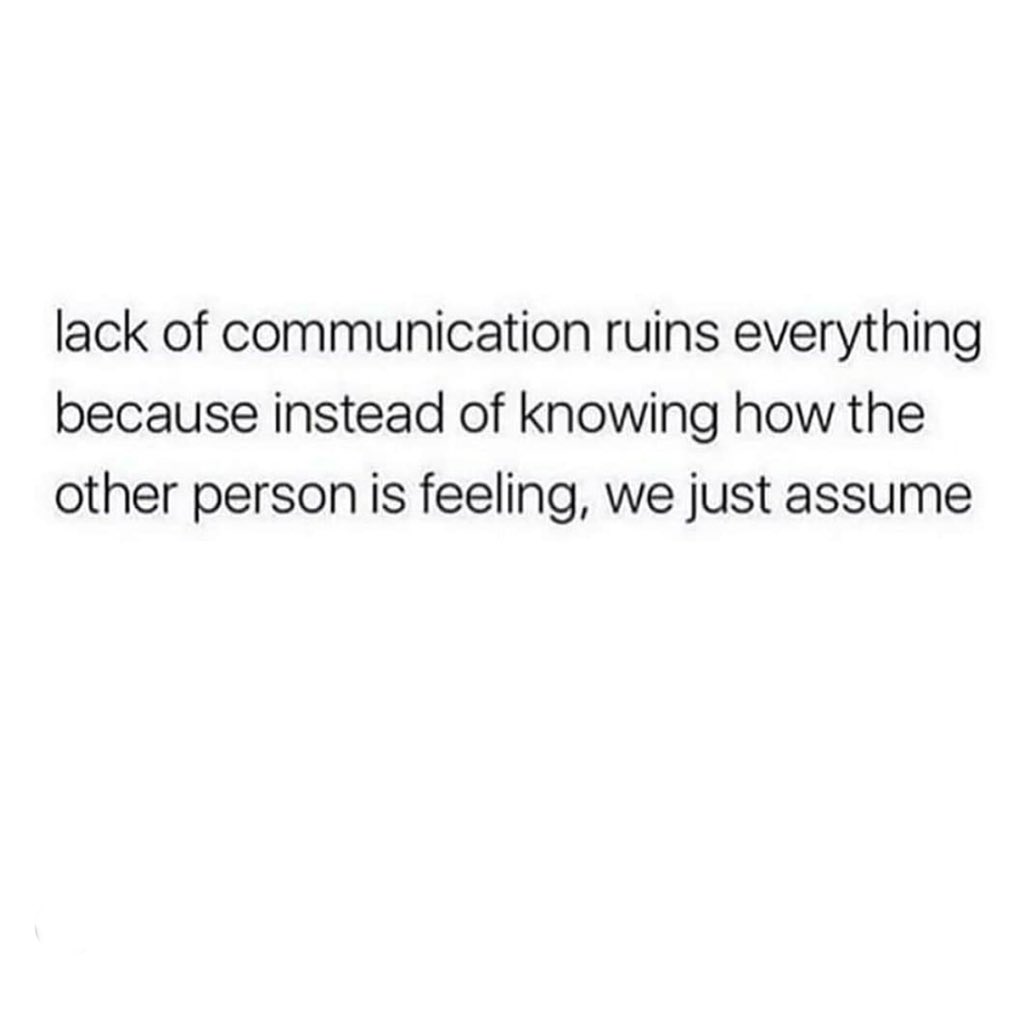Hammer0fFacts's tweet photo. Lack of communication ruins.. https://t.co/jevJyWwRBW