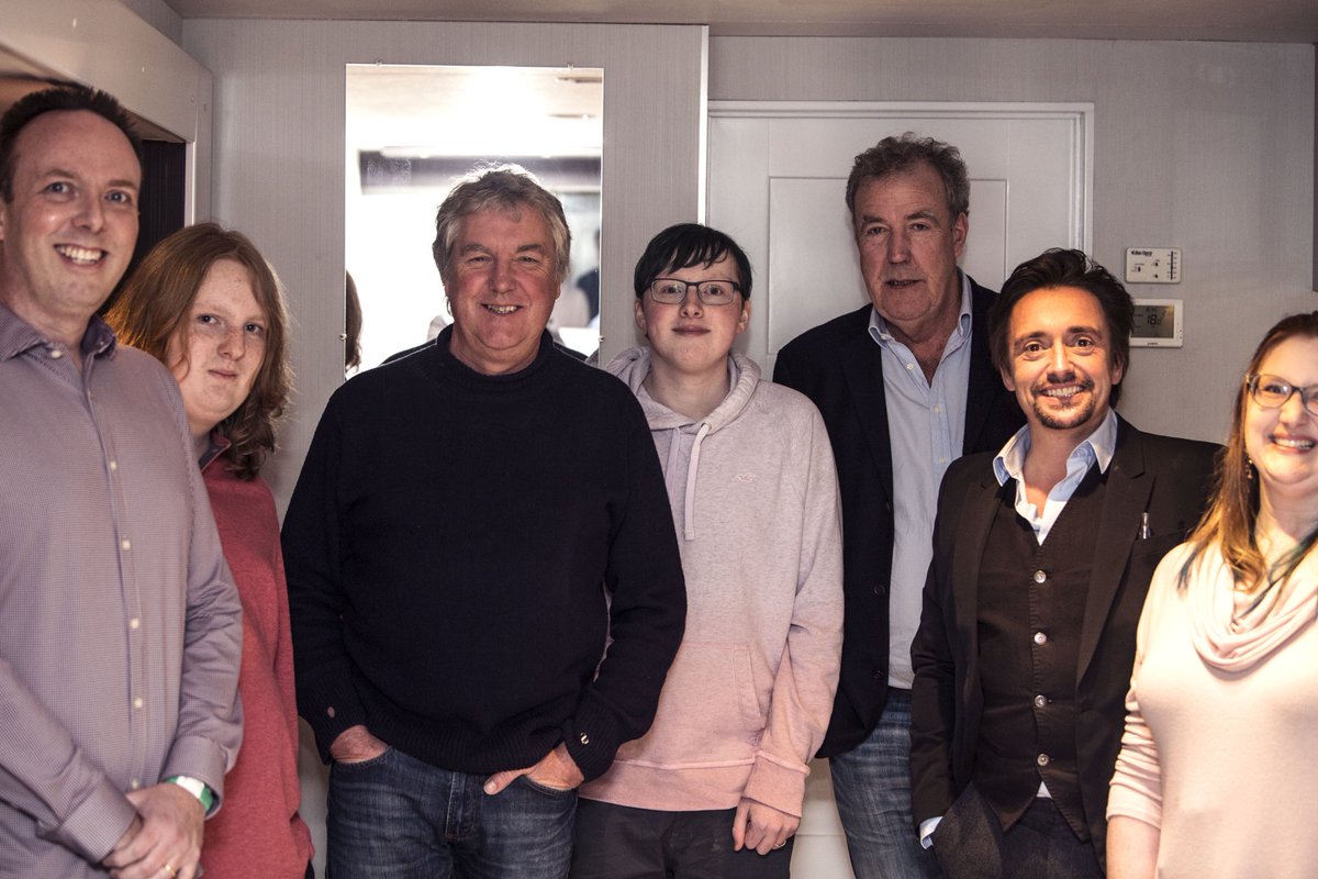 JenHG43's tweet photo. ⁦@JeremyClarkson⁩ ⁦@RichardHammond⁩ ⁦@MrJamesMay⁩  My son Nicholas is now in his last few days due to cancer relapse. Could you send a message to him? He love you all so much.#TheGrandTour  meeting you guys meant so much to him. https://t.co/Fyy32HBMoB