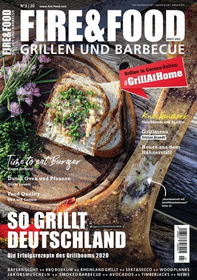 So grillt Deutschland! FIRE&amp;FOOD 3/20 im Shop gleich unter fire-food.com holen!
#bbqmagazine #grillen #bbq #monolith #biggreenegg #kamadojoe #traeger #gmg #pelletgrill #Borkum