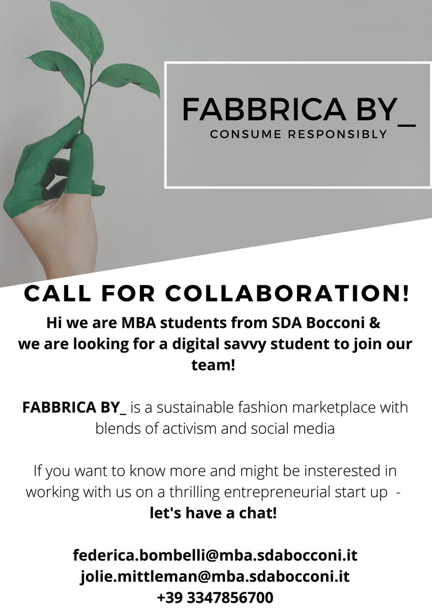 EWLabDida's tweet photo. Vi segnalo un progetto sulle tematiche della moda e della sostenibilità. Il team cerca qualcuno che supporti la comunicazione. Non serve un super tecnico, ma qualcuno che sappia scegliere e adottare strumenti esistenti. Potrebbe essere una buona esperienza. https://t.co/ySoivtrhKp