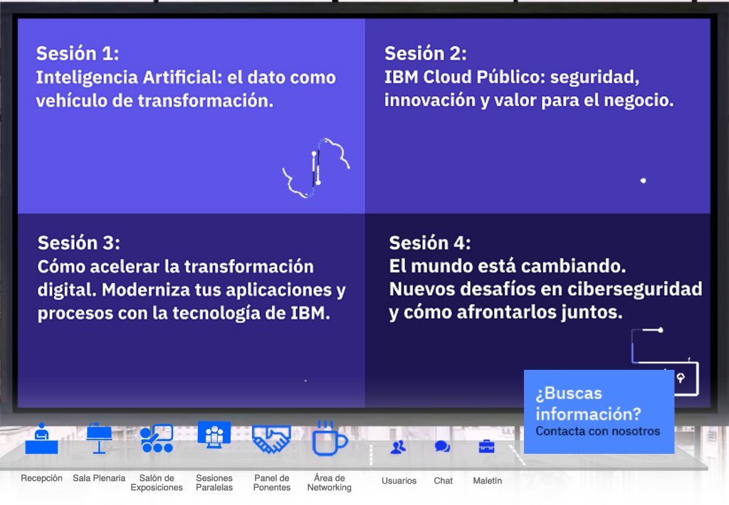 En IBM Cloud, Data&amp;AI and Security Virtual Summit, tenemos cuatro Sesiones Paralelas de distintas temáticas: #IBMCloud, #IBMData, #IBMSecurity. Nos acompañan empresas como <a href="/orange/">Orange</a>, <a href="/GlobalOmnium/">Global Omnium</a>, <a href="/Repsol/">repsol</a> o @Liberbank. Elige la tuya y conéctate en ibm.co/37RUeJe