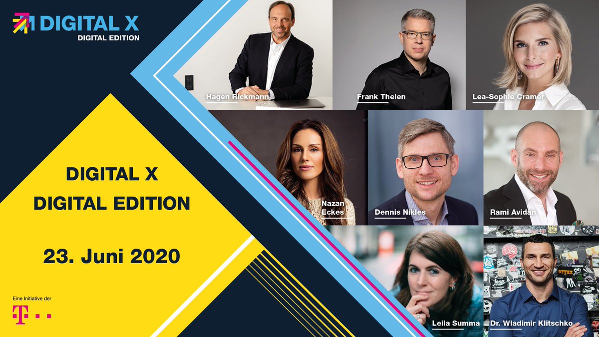In wenigen Stunden geht es los mit unserer virtuellen #DigitalX Ich freue mich auf einen spannenden Tag. Hier kostenlos anmelden: digital-x.eu/digital-editio… @MenzelFrauke @hake_julia <a href="/mi_kue/">Michaela Kühn</a>